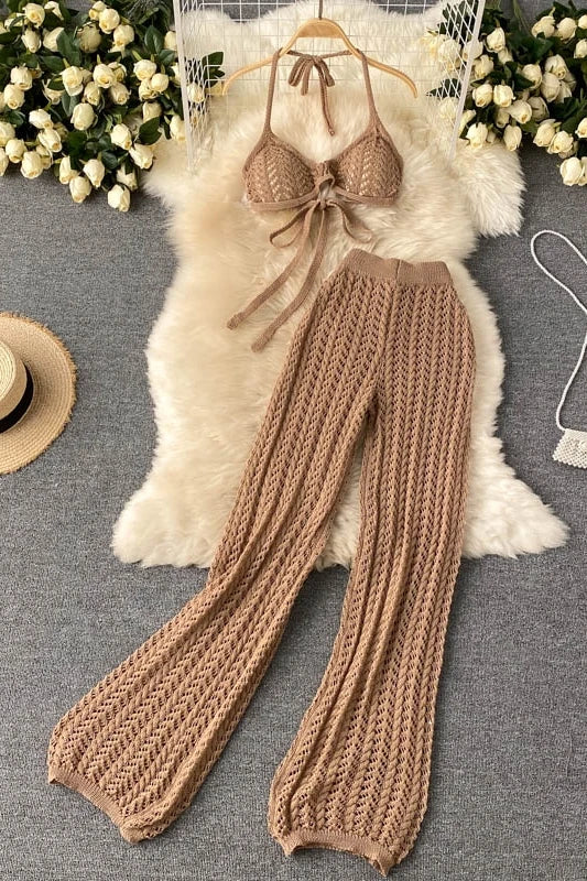 Ensembles Sexy Top-Pantalon