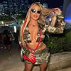 Ensembles Crop Top Camouflage