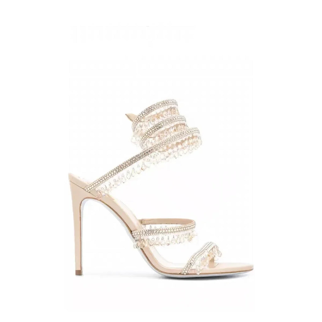 Sandales À Talons Aiguilles Strass