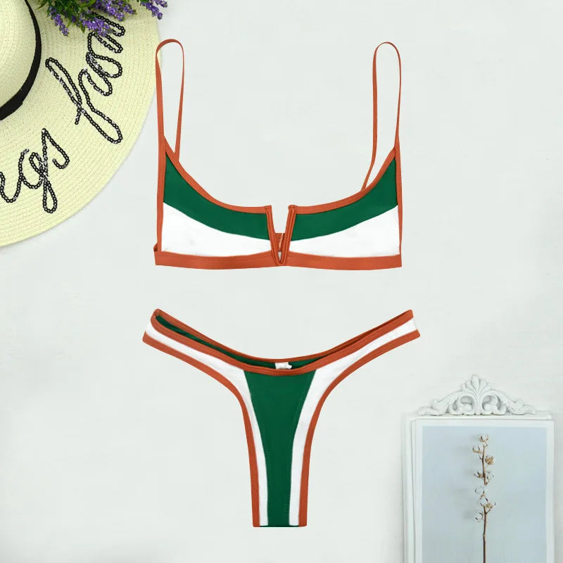 Maillot De Bain Sexy Pour Femmes Style Bikini