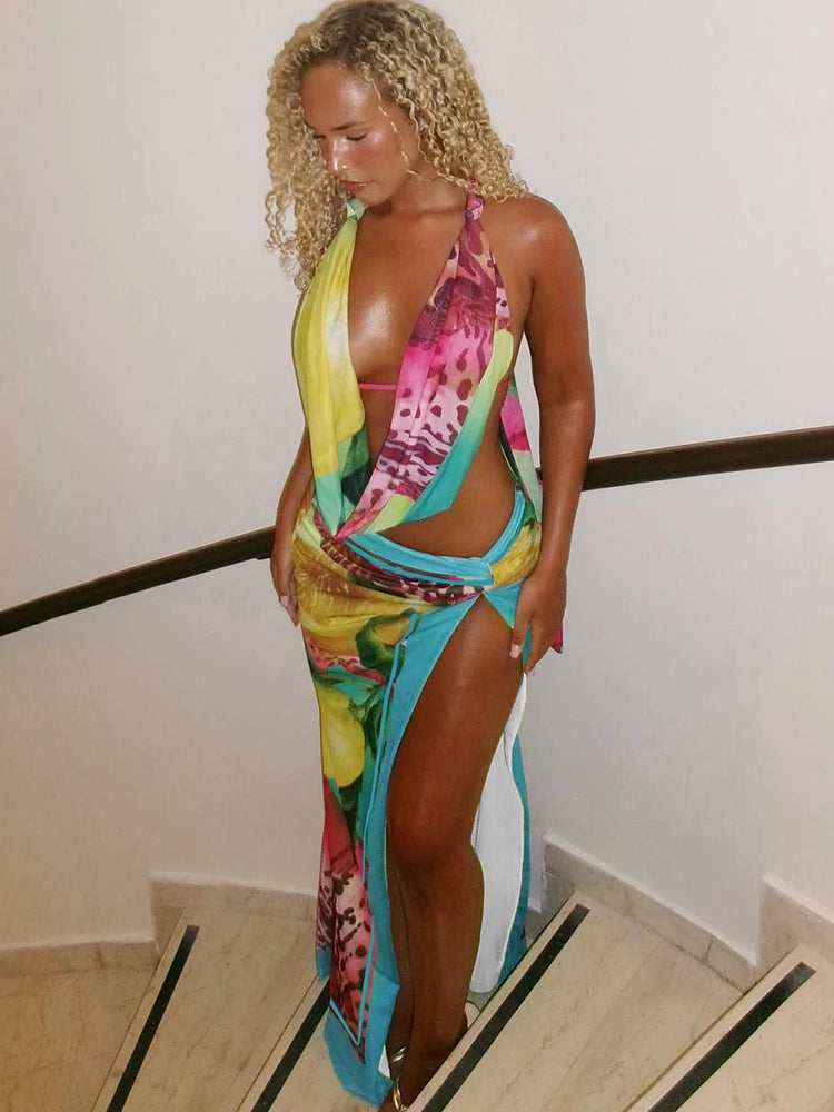 Robe Colorée Latina