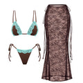 Ensemble Bikini 3 Pièces En Dentelle 2026