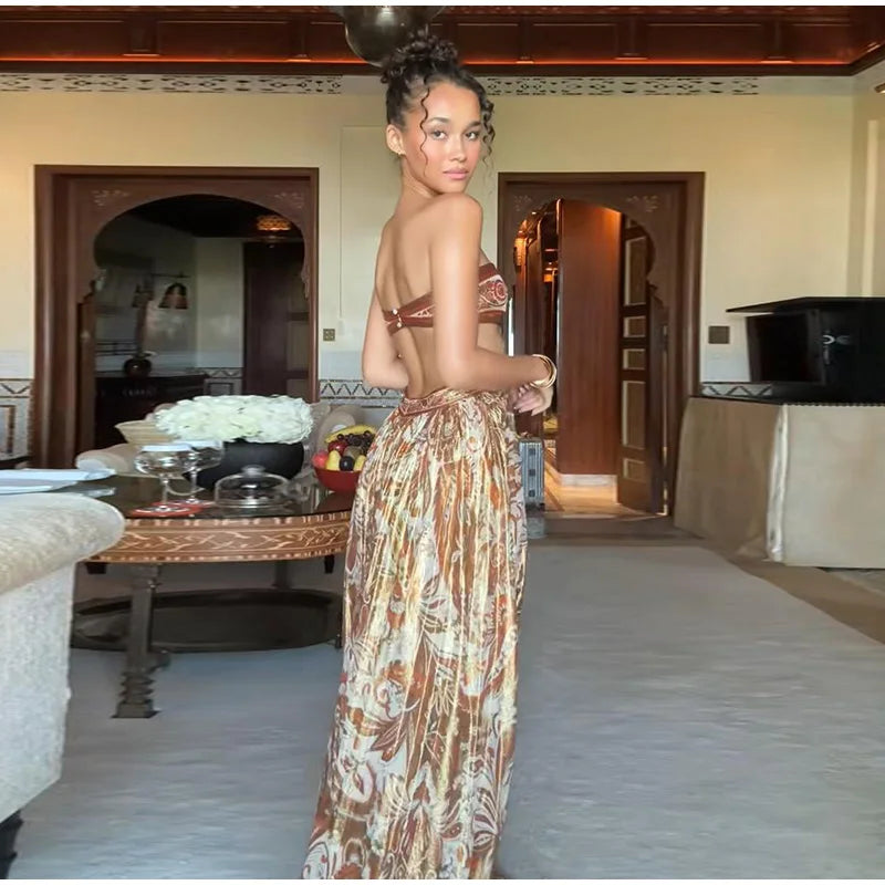 Robe Dos Nu Leopard
