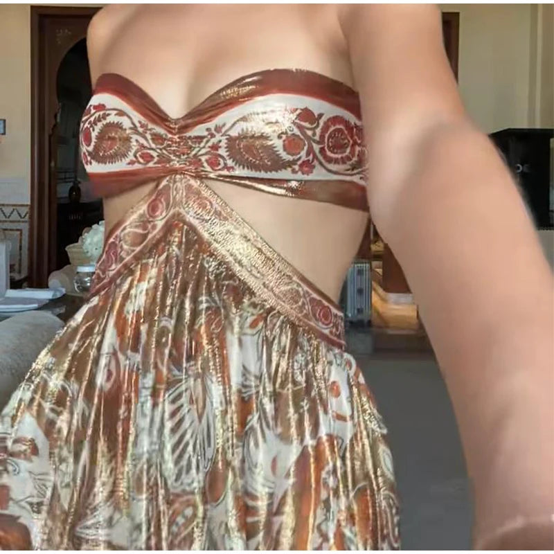 Robe Dos Nu Leopard