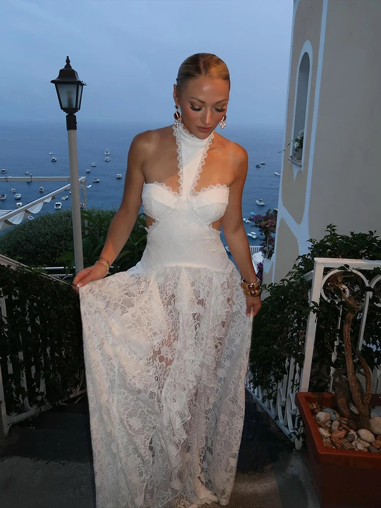 Robe En Dentelle D’Éte
