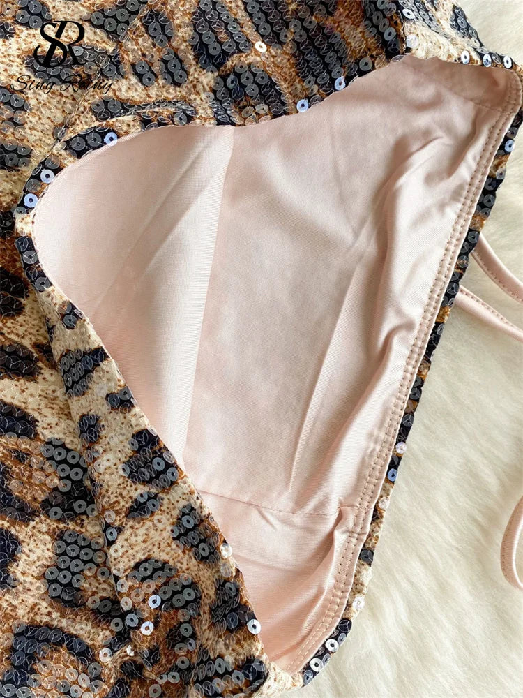 Ensemble Top-Jupe À Paillettes