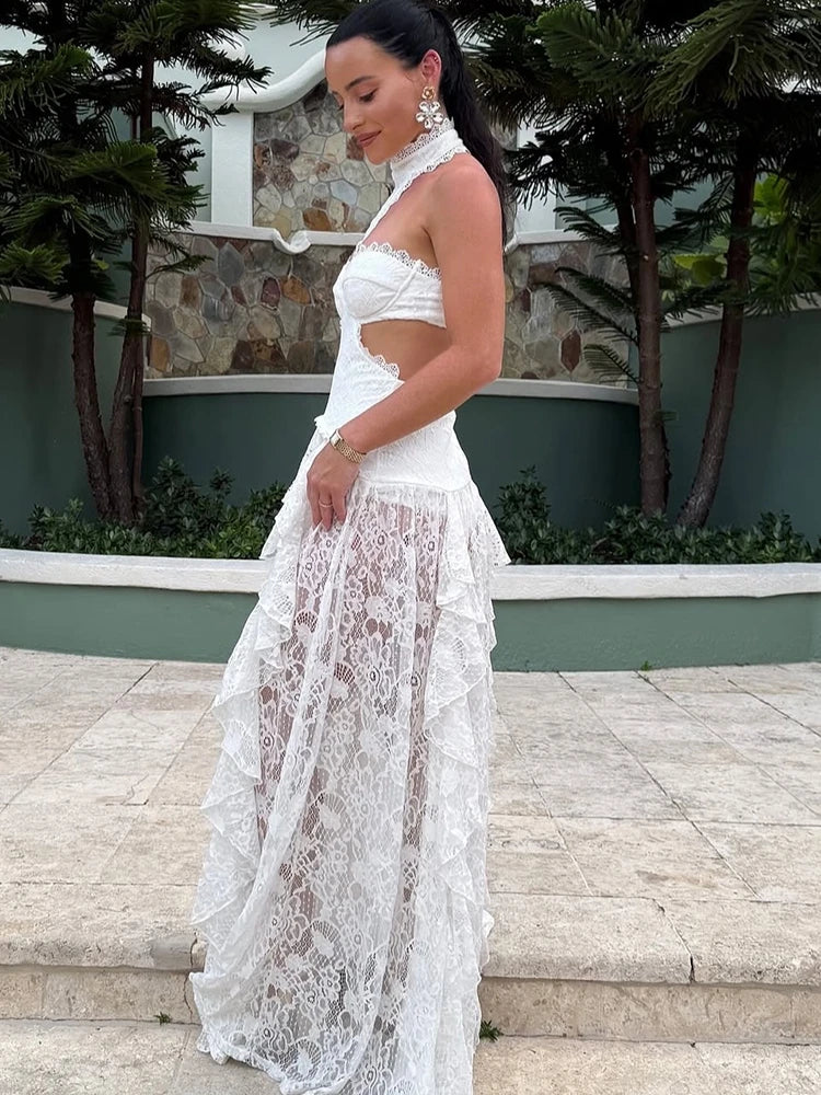 Robe En Dentelle D’Éte