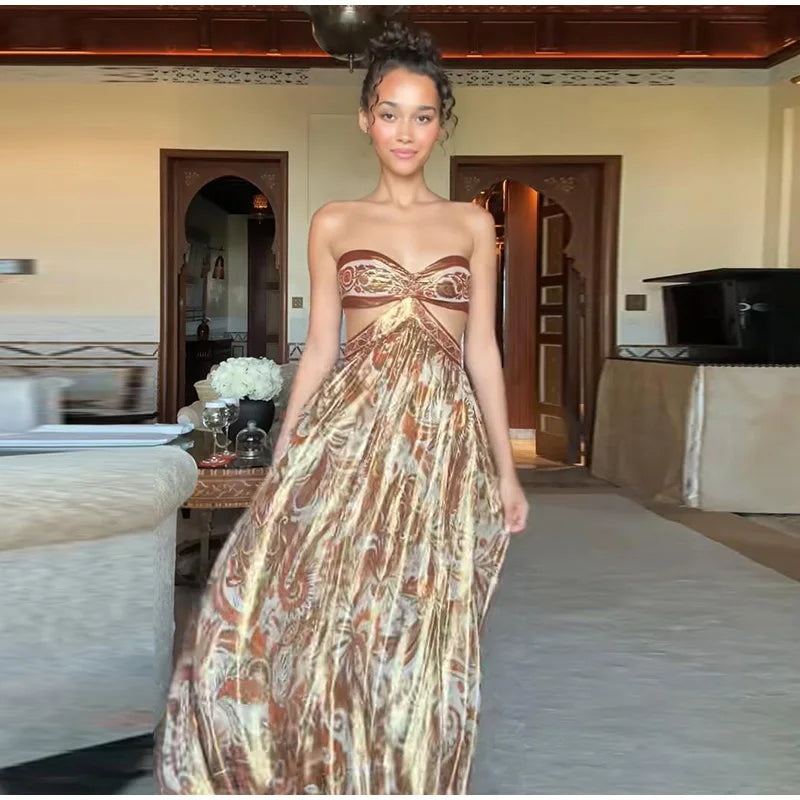 Robe Dos Nu Leopard