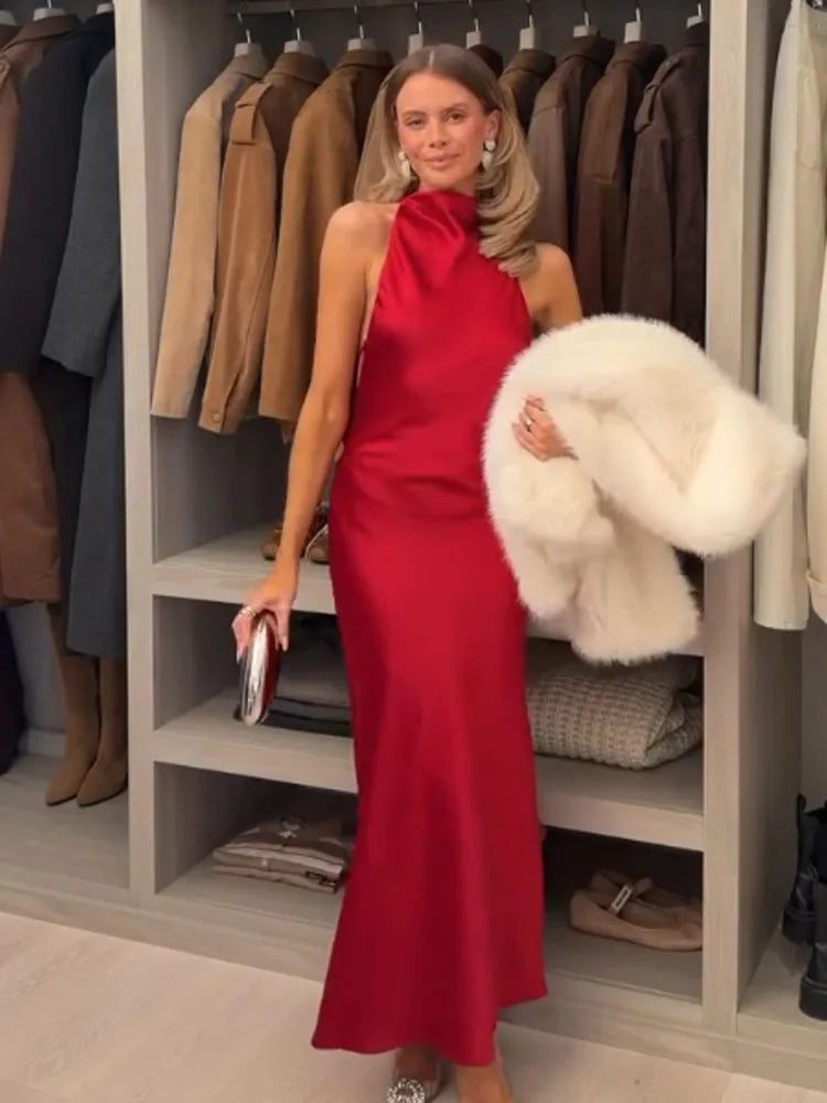 Robe Longue Rouge