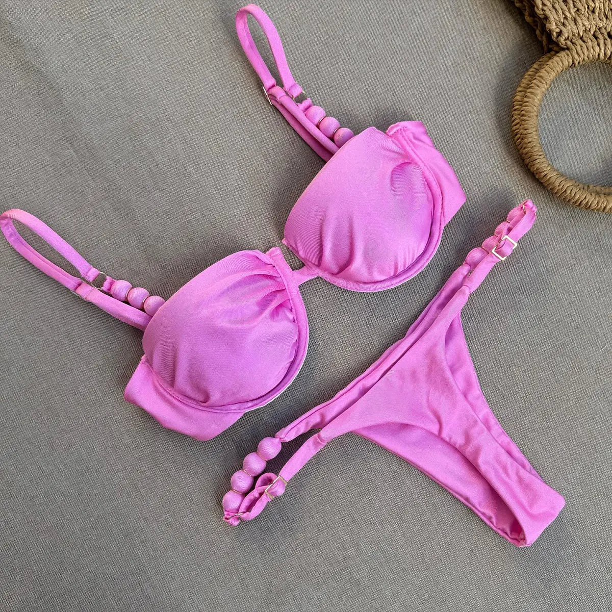 Ensembles De Bikinis  Sexy  String Pour Femmes.
