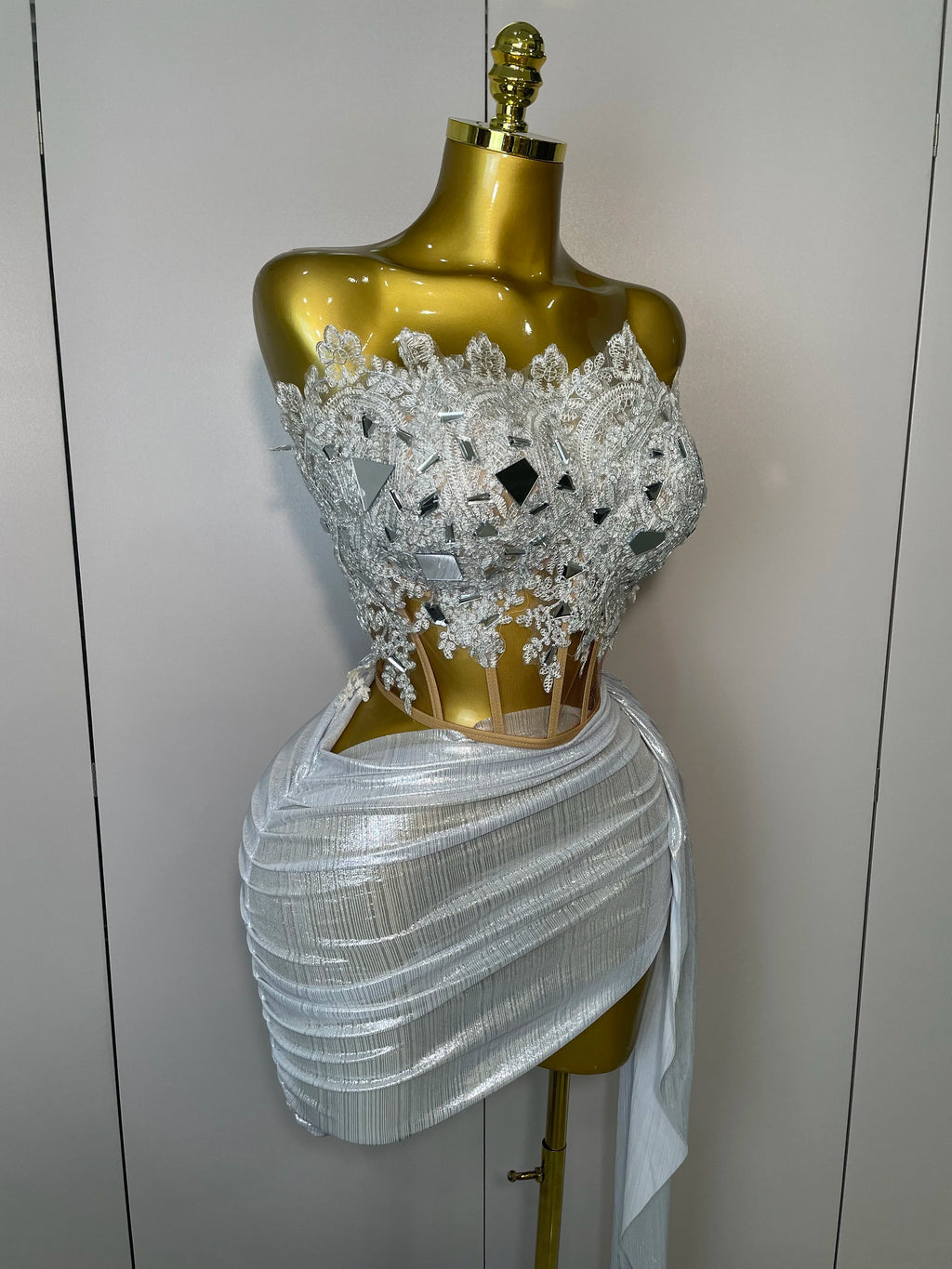 Robe À Paillettes Dos Nu