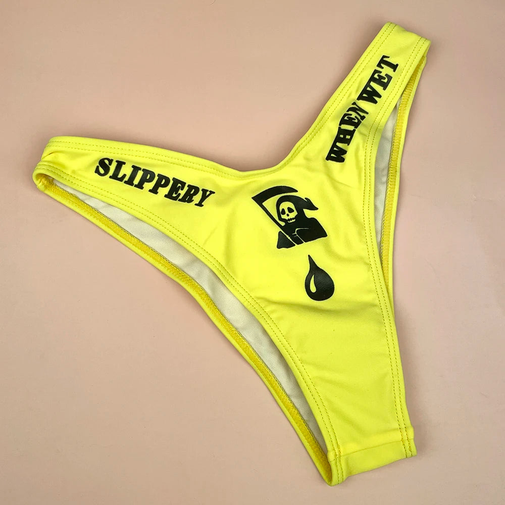 Bikinis Taille Haute Bas Triangle