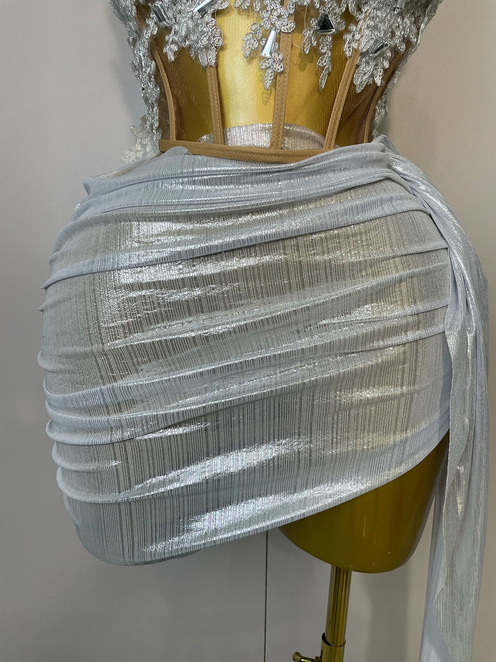 Robe À Paillettes Dos Nu