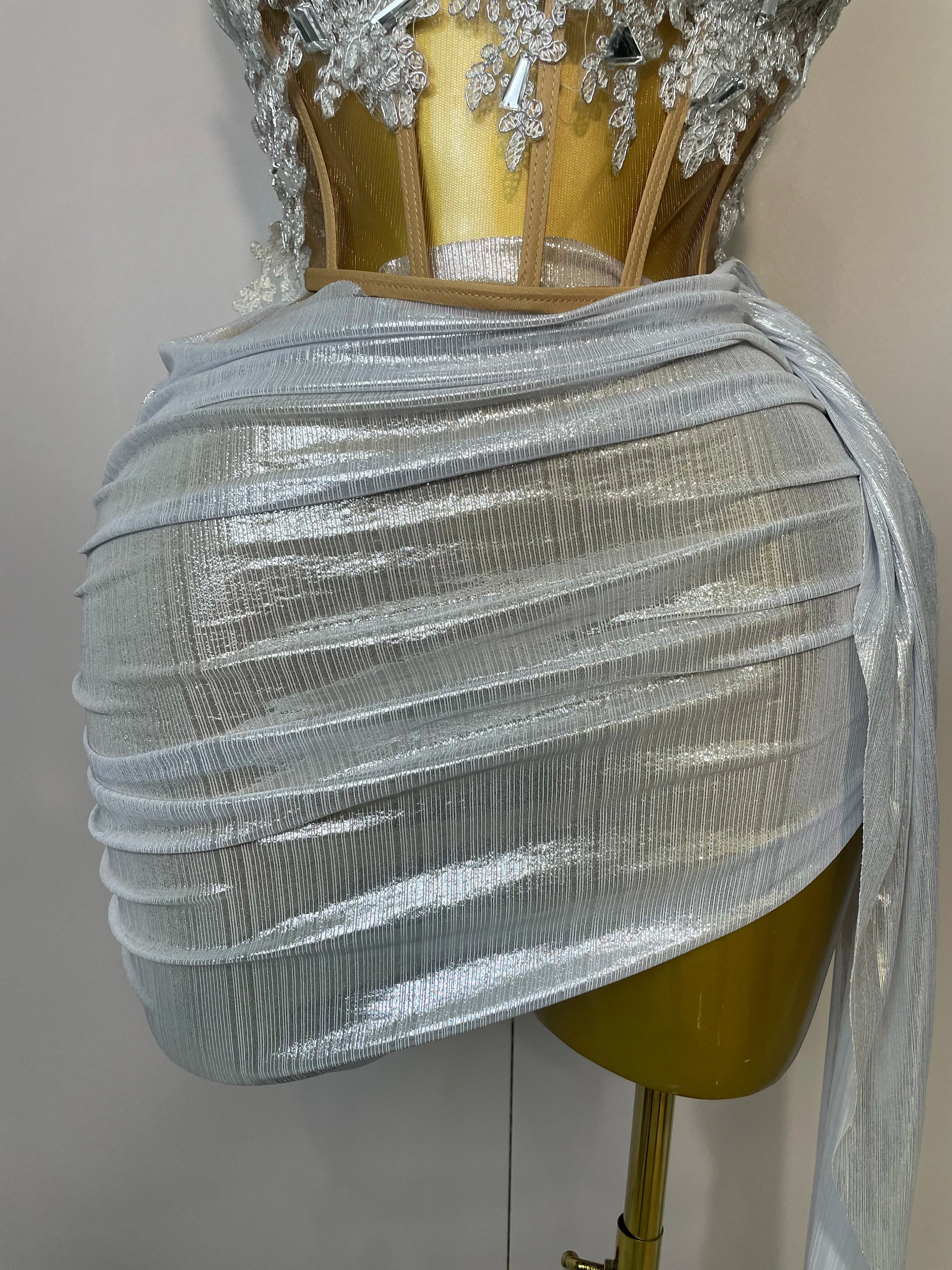 Robe À Paillettes Dos Nu