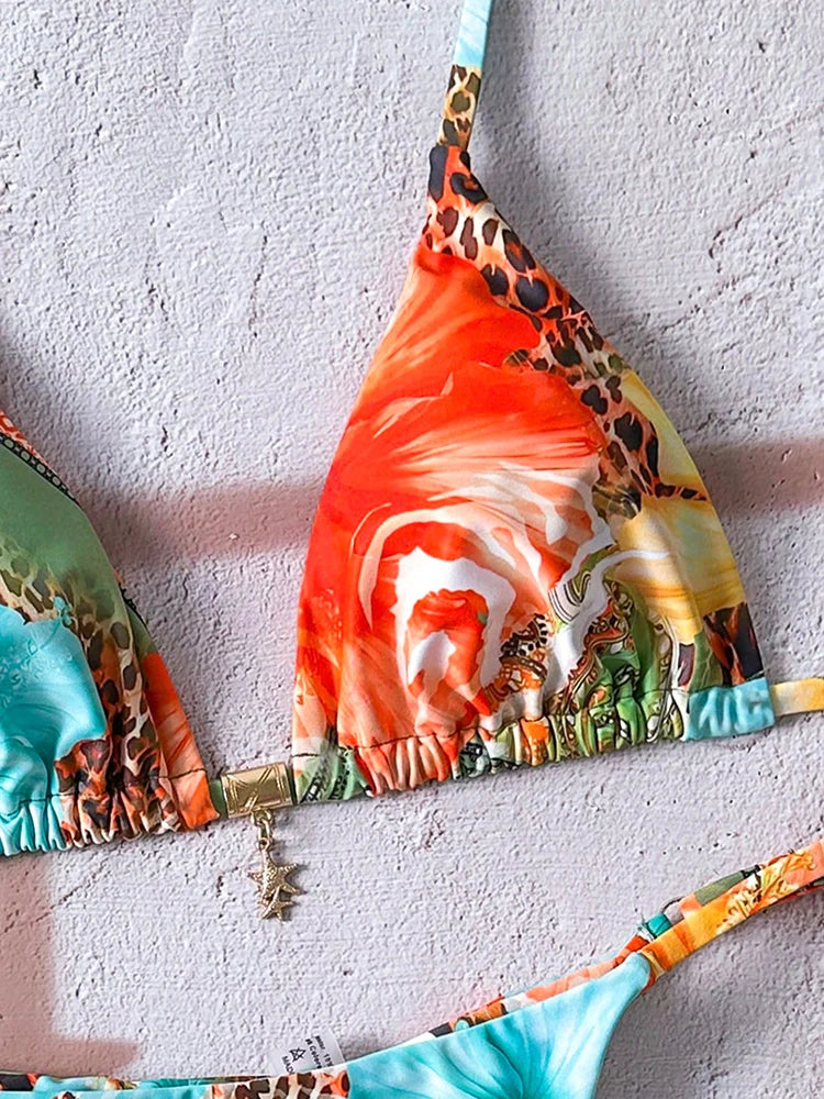 Bikini Brésilien Léopard