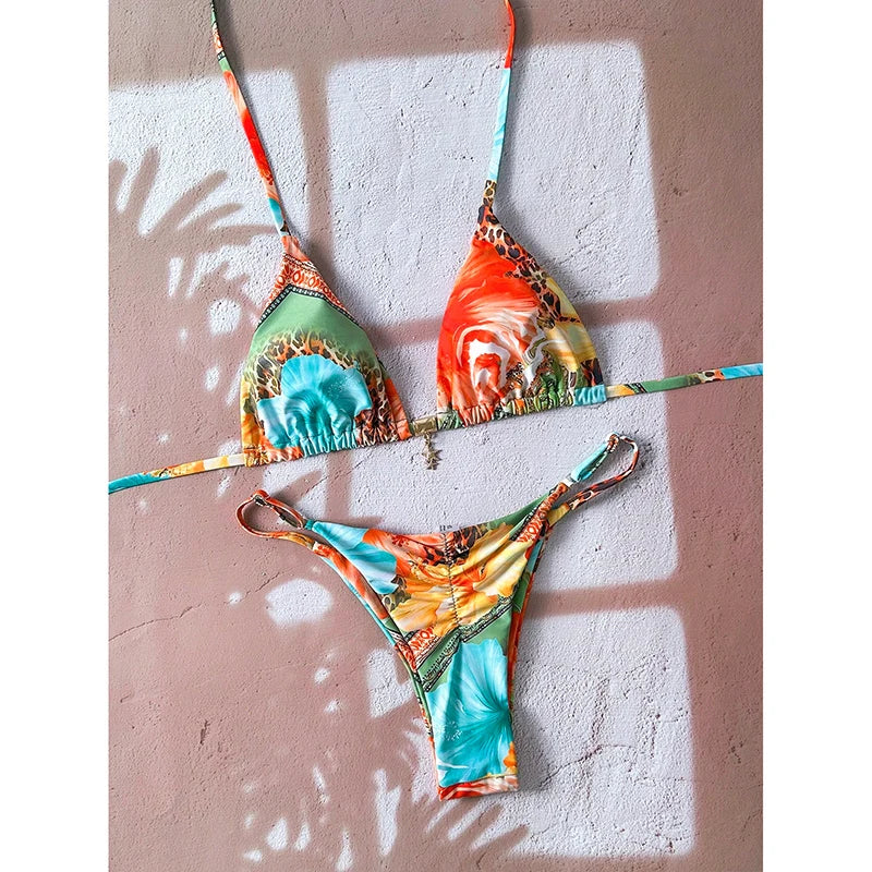 Bikini Brésilien Léopard