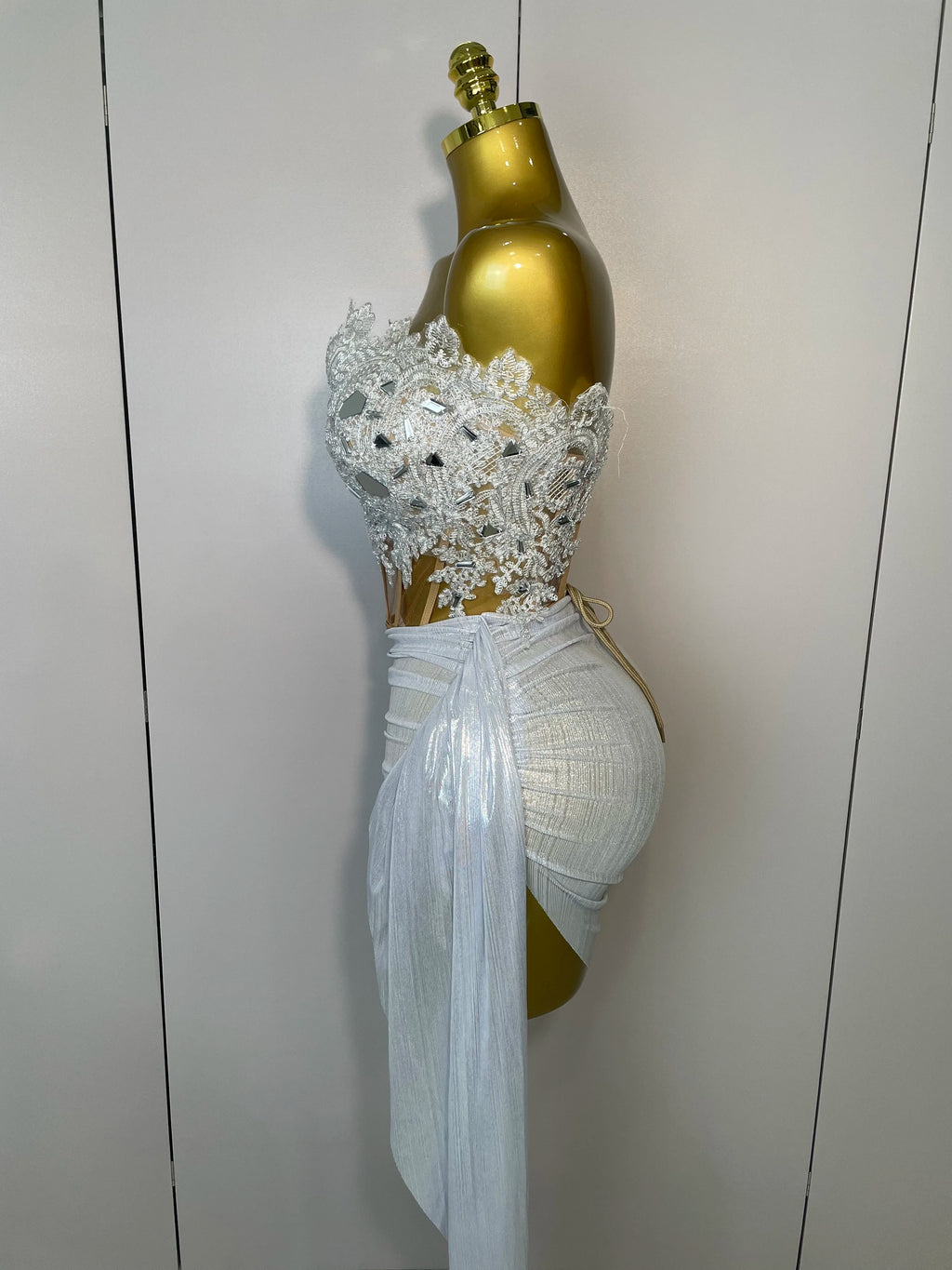 Robe À Paillettes Dos Nu