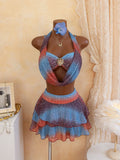 Ensembles Maillot De Bain Bleu Océan
