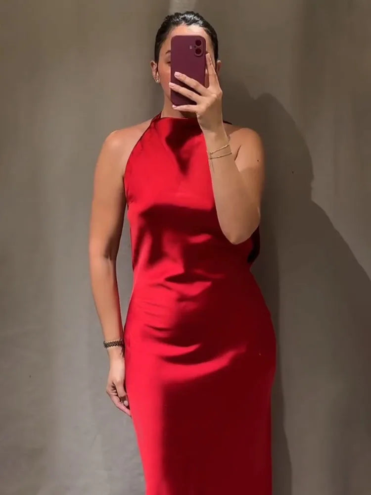 Robe Longue Rouge