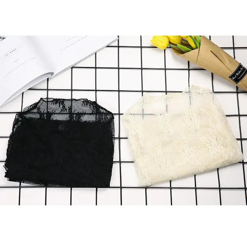 Korea Style Mesh T Shirt Lace Flower under Shirt Long sleeve transparent Tshirt Sexy Black Lace See through Mesh Tee Tops Women