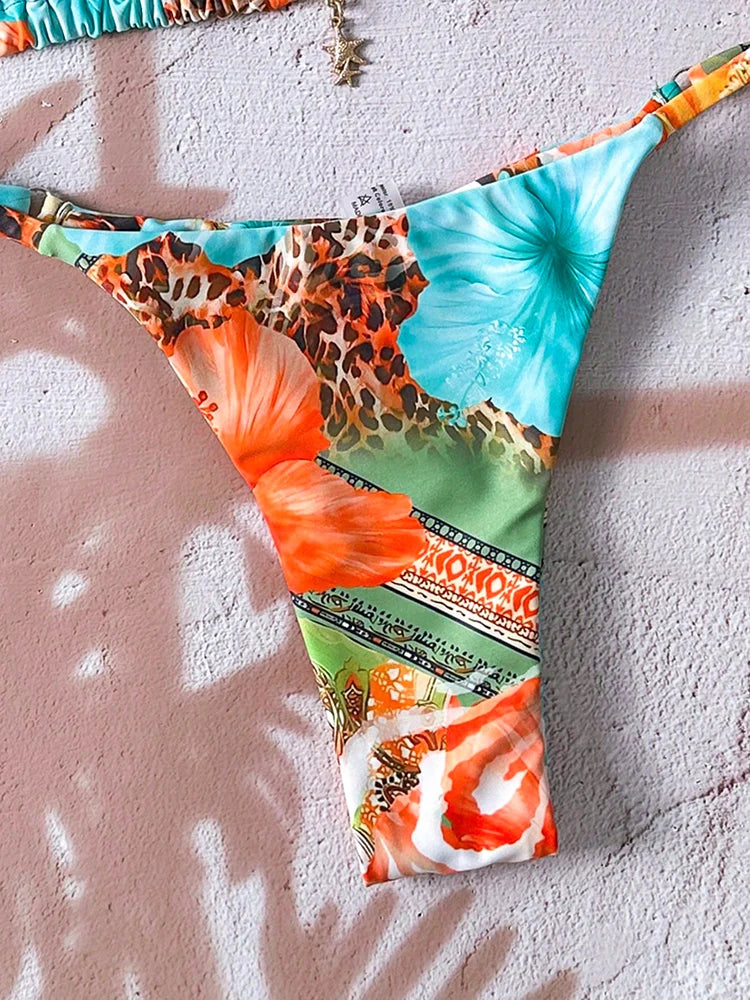 Bikini Brésilien Léopard