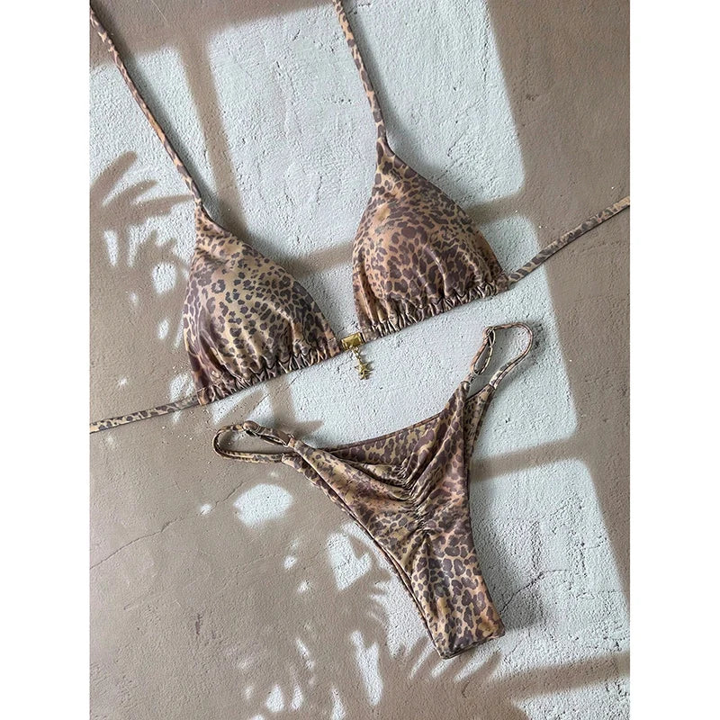 Bikini Brésilien Léopard