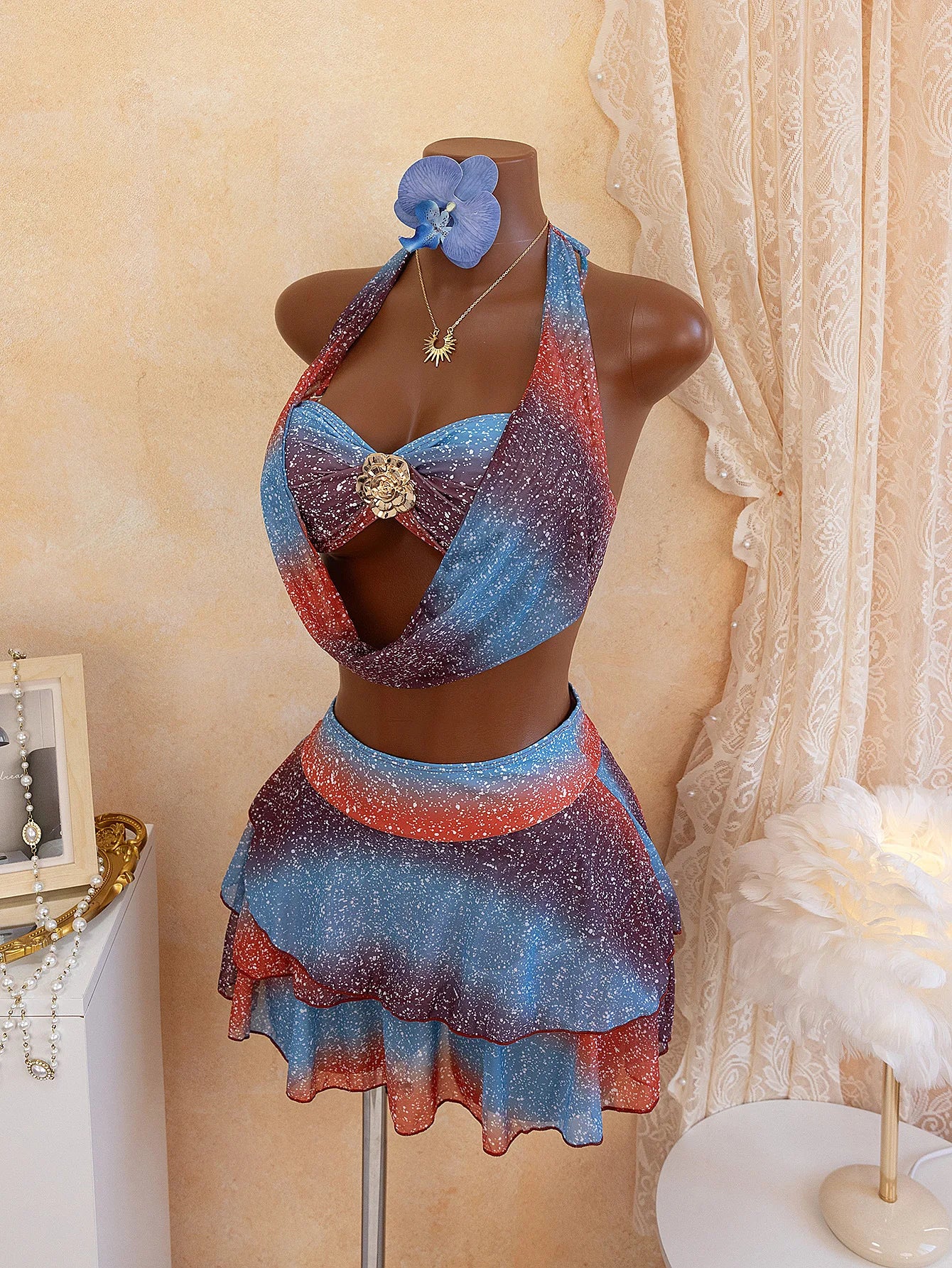 Ensembles Maillot De Bain Bleu Océan