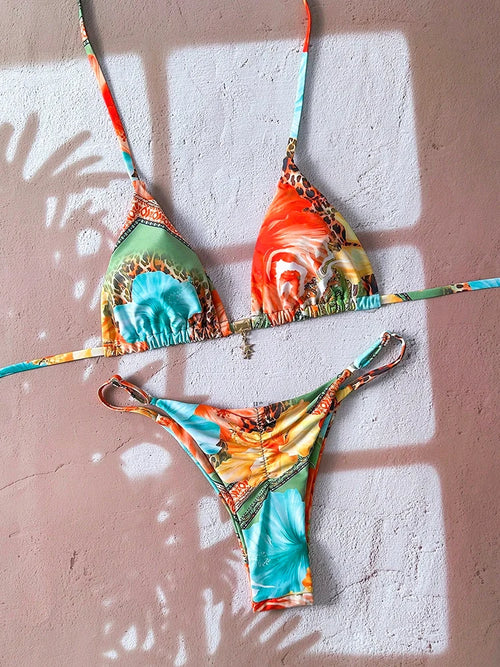 Bikini Brésilien Léopard