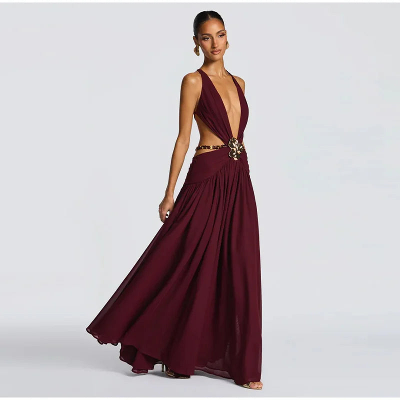 Robe Longue Léopard