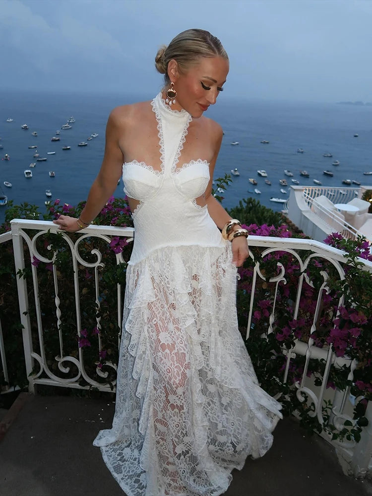 Robe En Dentelle D’Éte