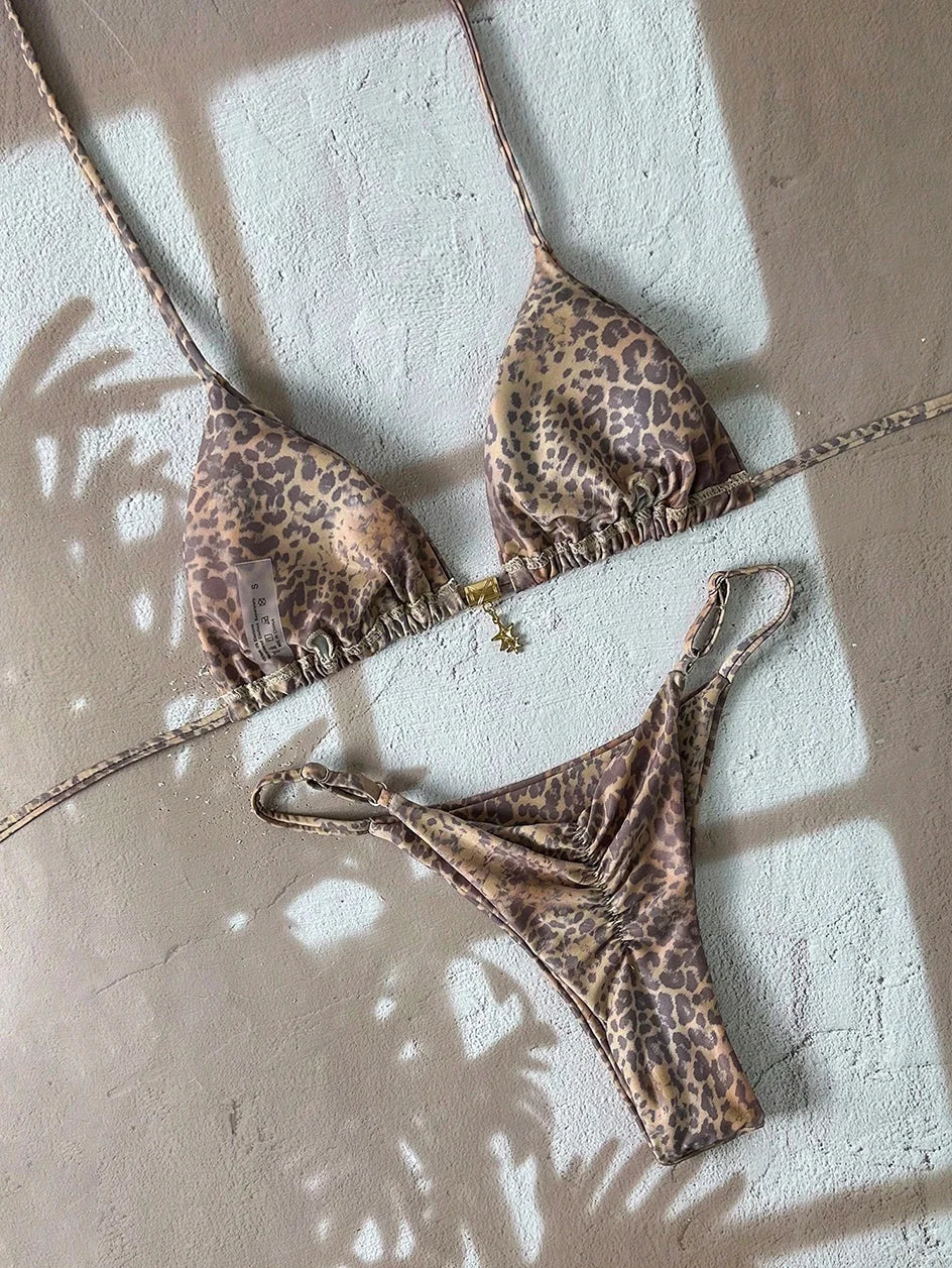Bikini Brésilien Léopard