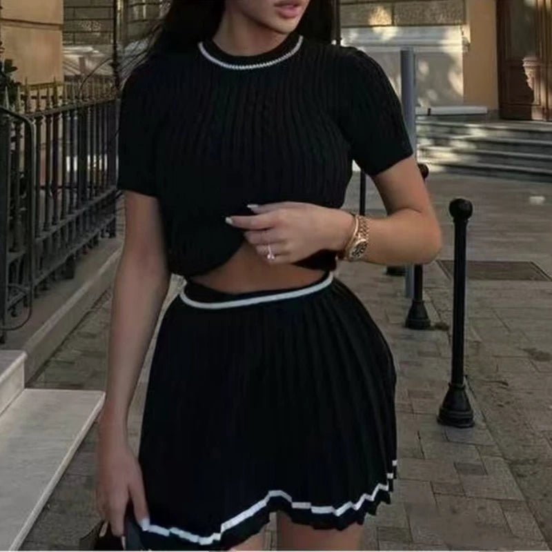 Ensemble Pull-Over Manches Courtes